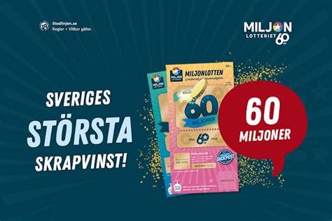 vinstlista från miljonlotteriet.